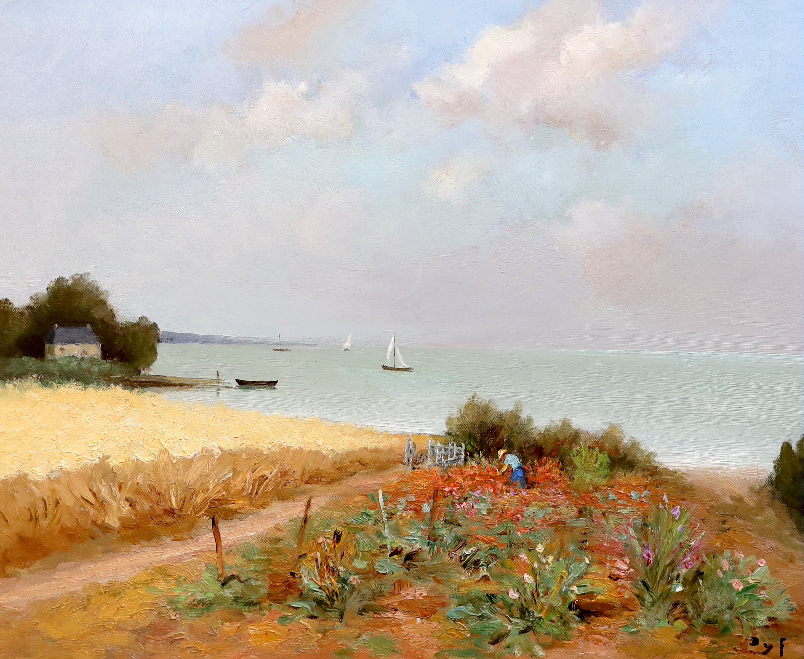 Marcel Dyf (French, 1899-1985), 'Le Potager au Ruault', oil on canvas, 60 x 73cm